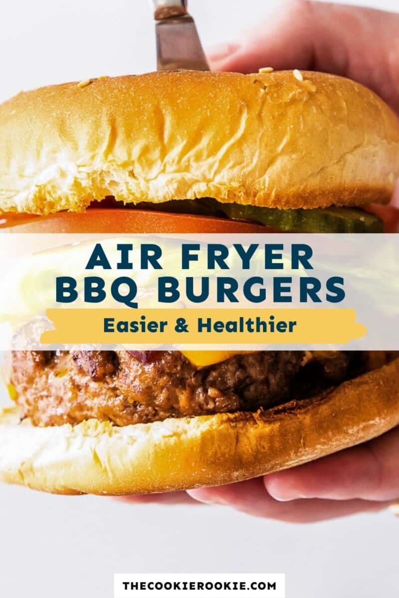 air fryer bbq burgers pinterest