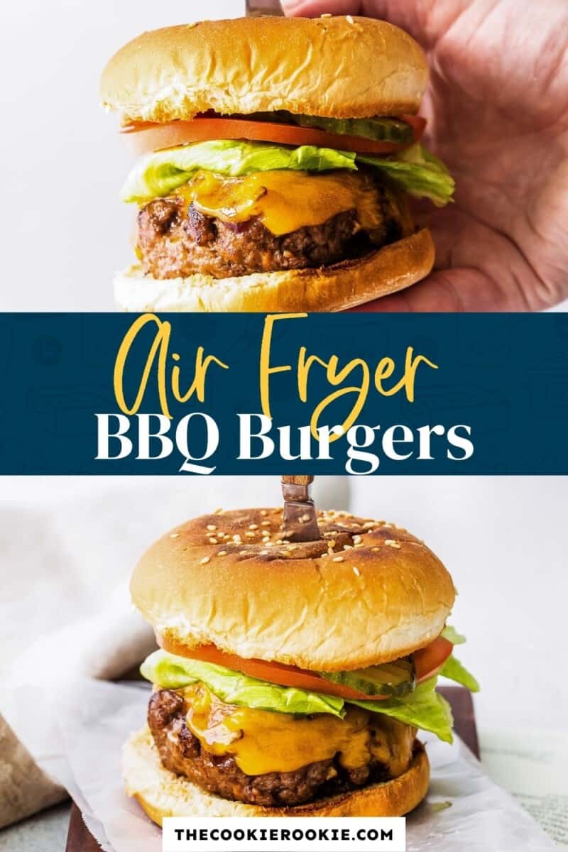 air fryer bbq burgers pinterest