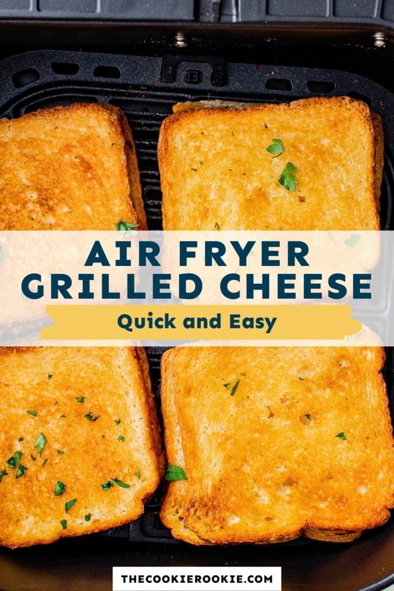 air fryer grilled cheese pinterest