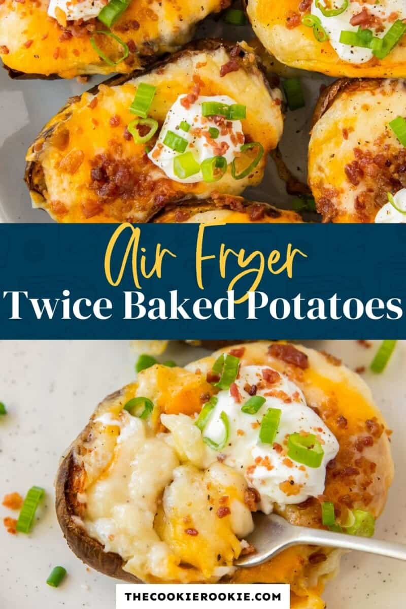 air fryer twice baked potatoes pinterest
