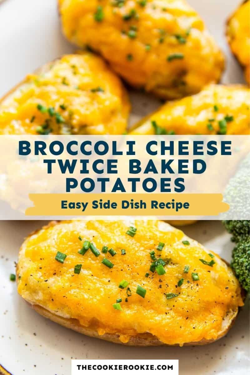 broccoli cheese twice baked potatoes pinterest
