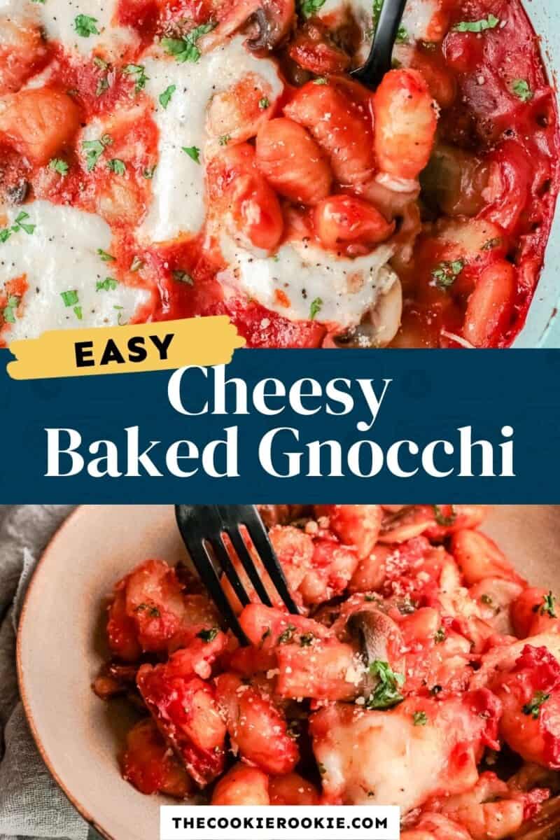 cheesy baked gnocchi pinterest