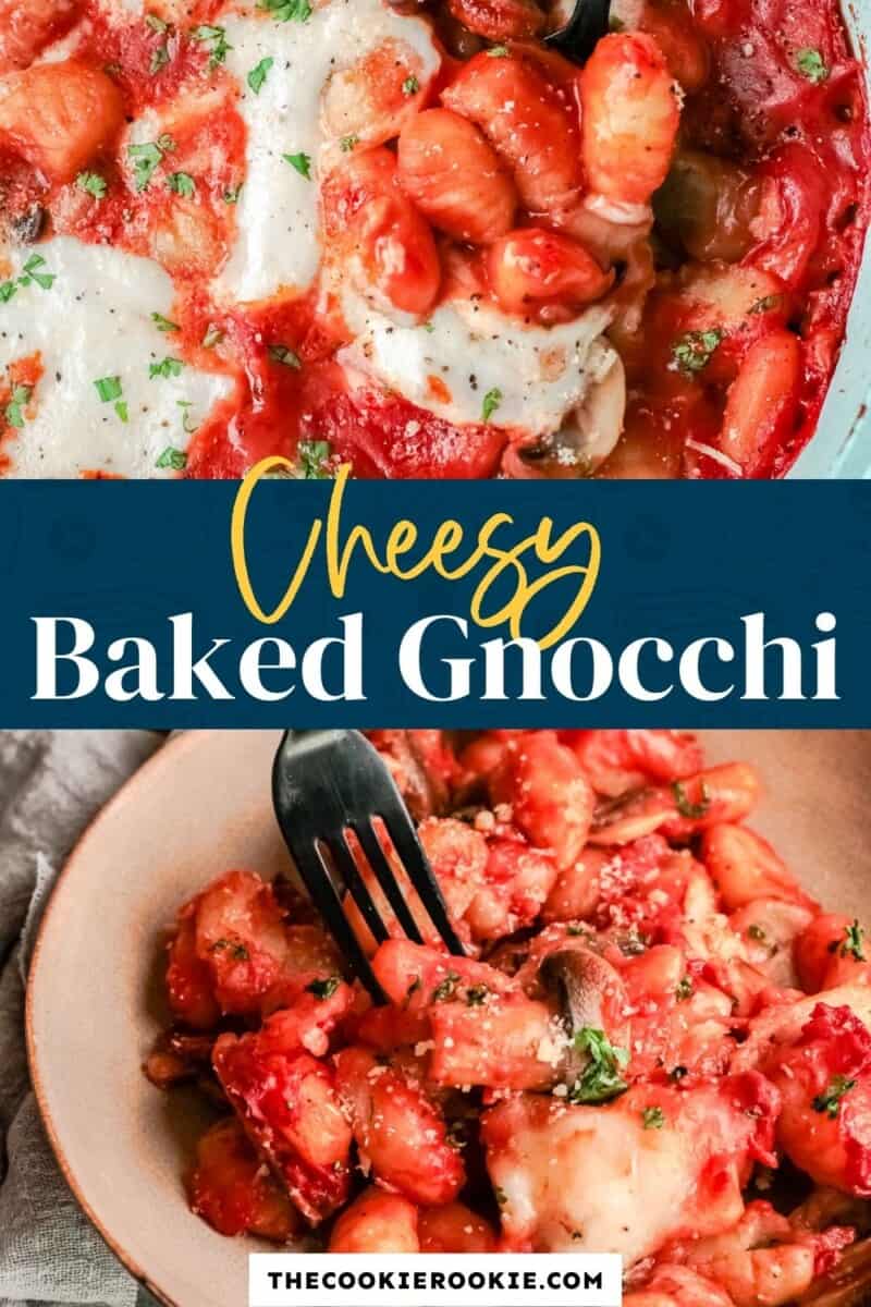 cheesy baked gnocchi pinterest