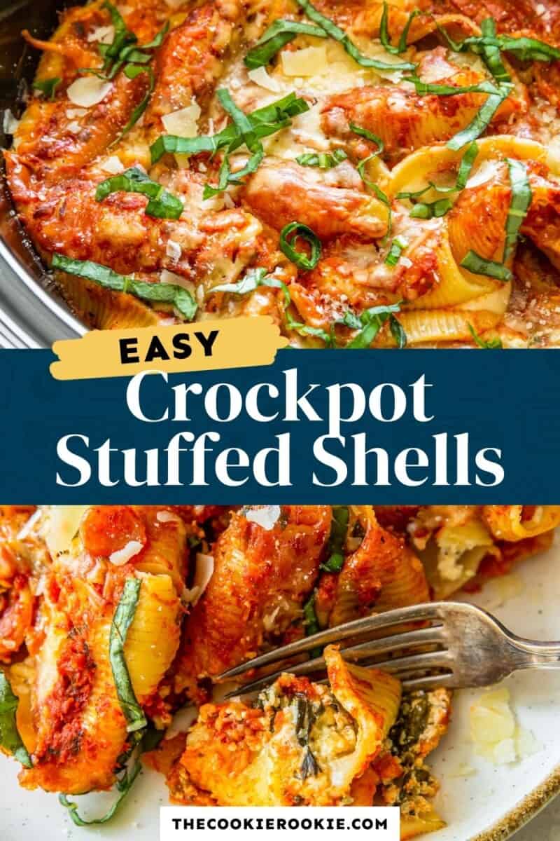 crockpot stuffed shells pinterest