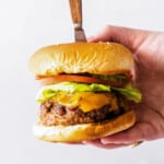 featured air fryer bbq burger