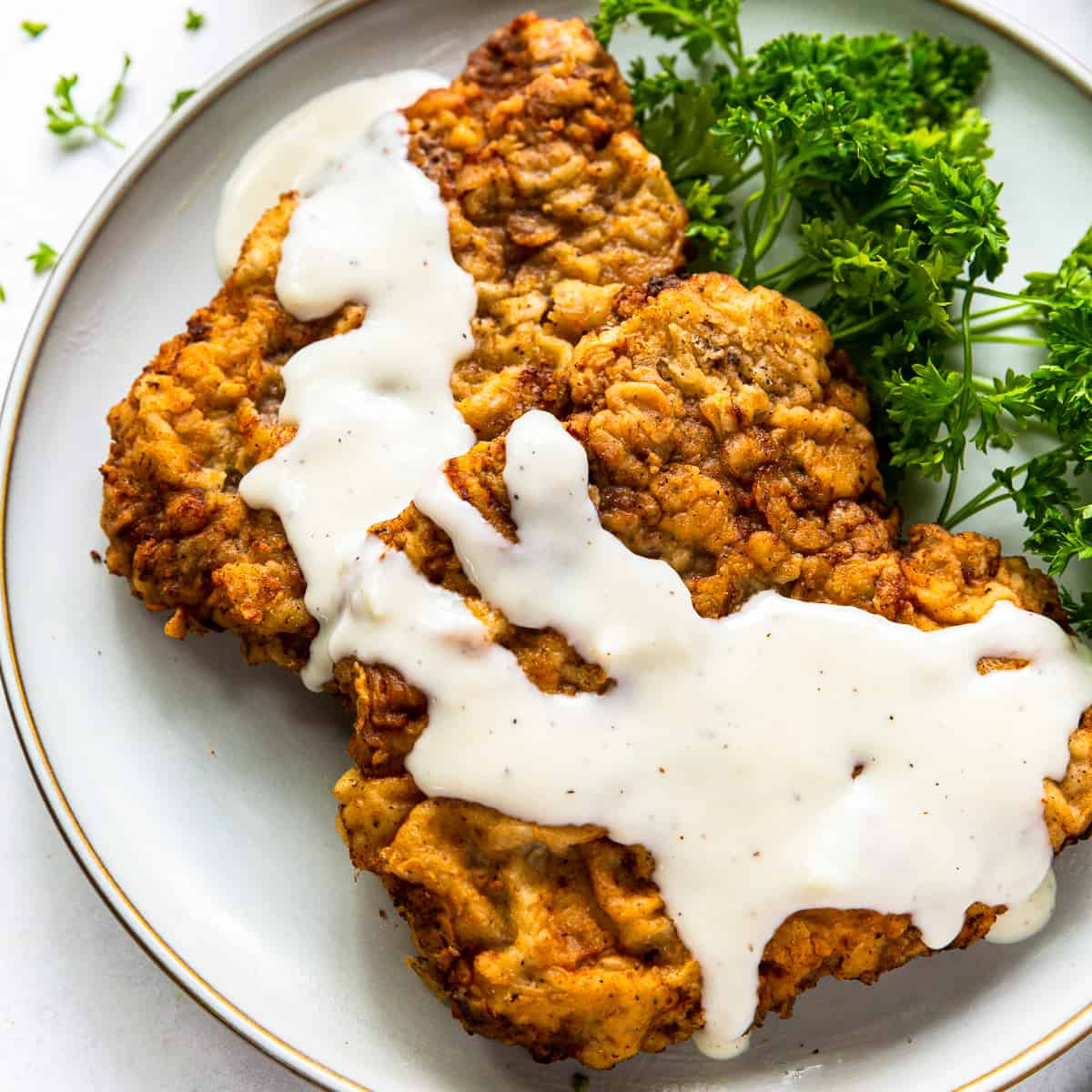 featured chicken fried steak with gravy