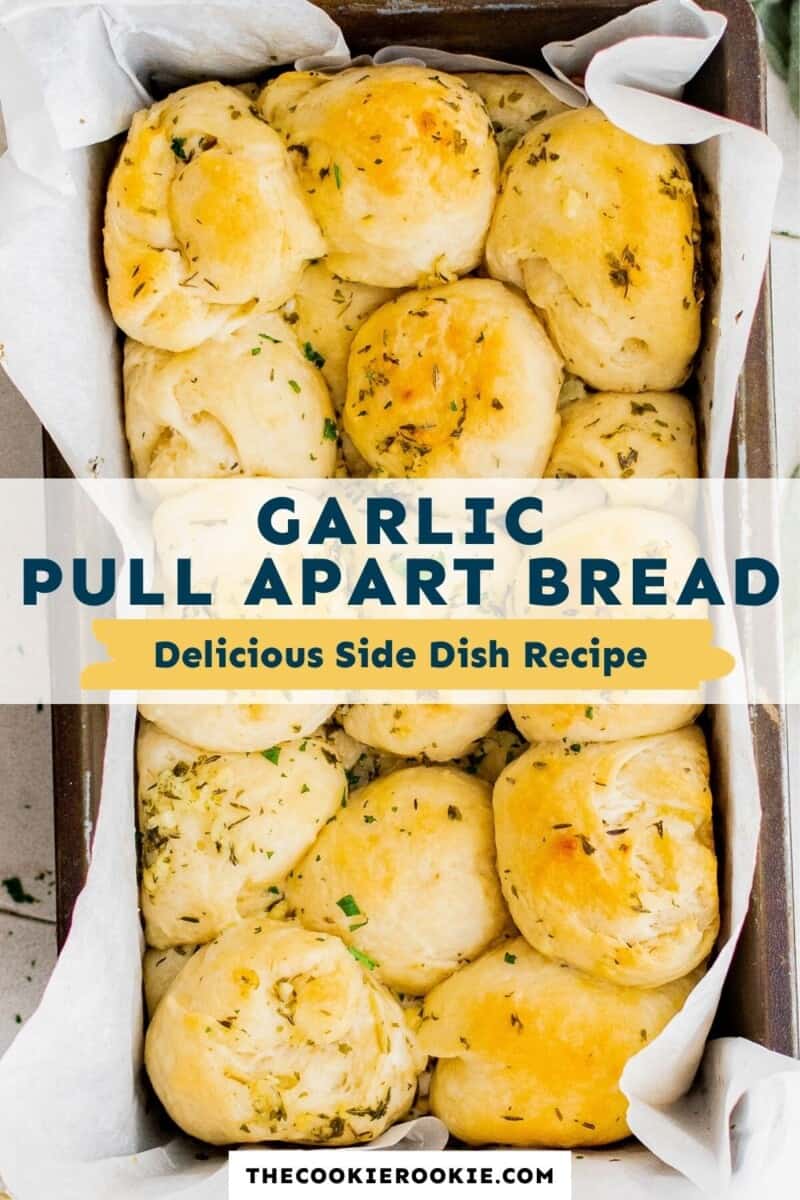 garlic pull apart rolls pinterest collage