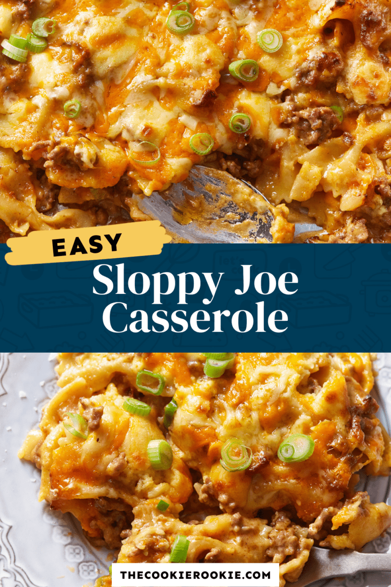 Sloppy Joe Casserole Recipe - The Cookie Rookie®