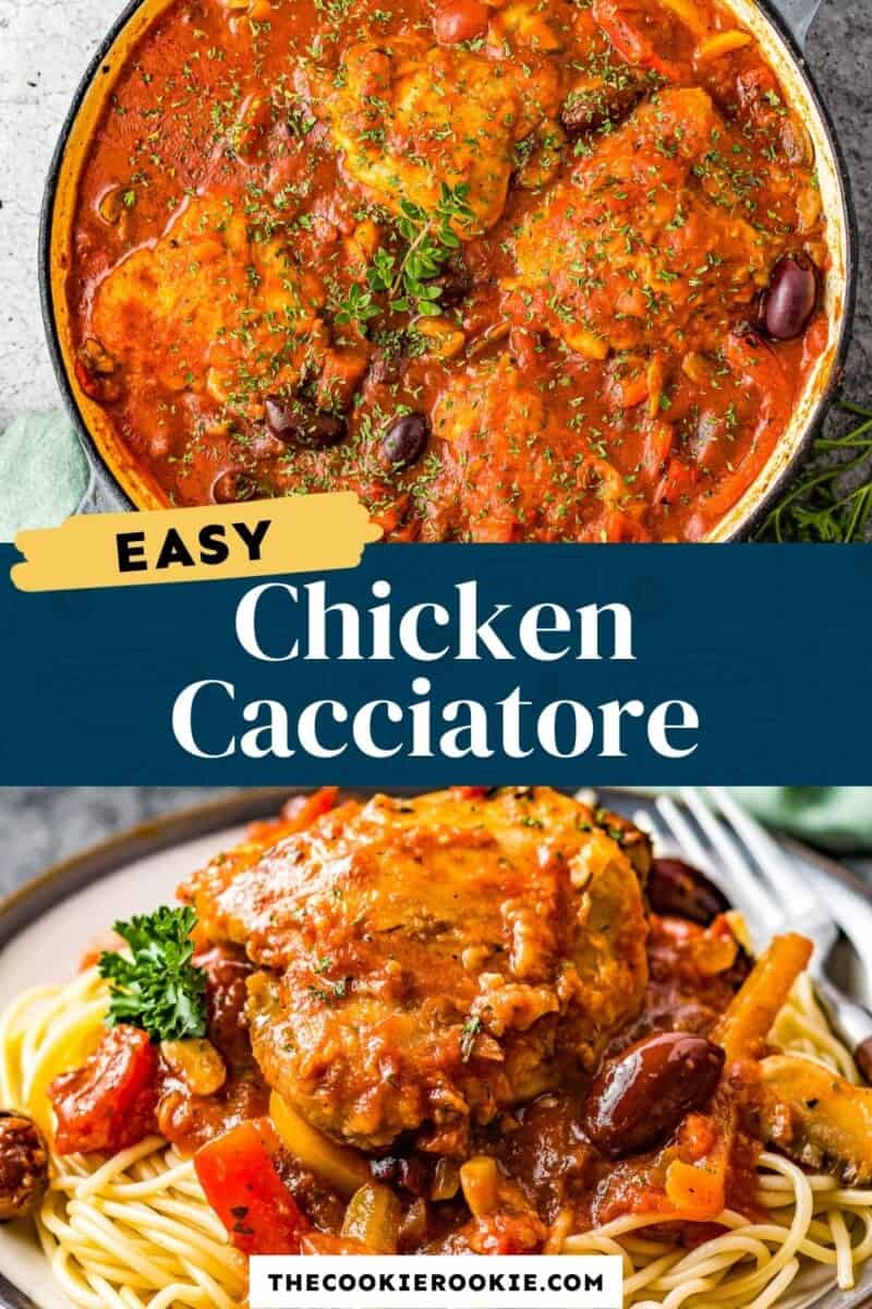 Chicken Cacciatore Recipe - The Cookie Rookie®