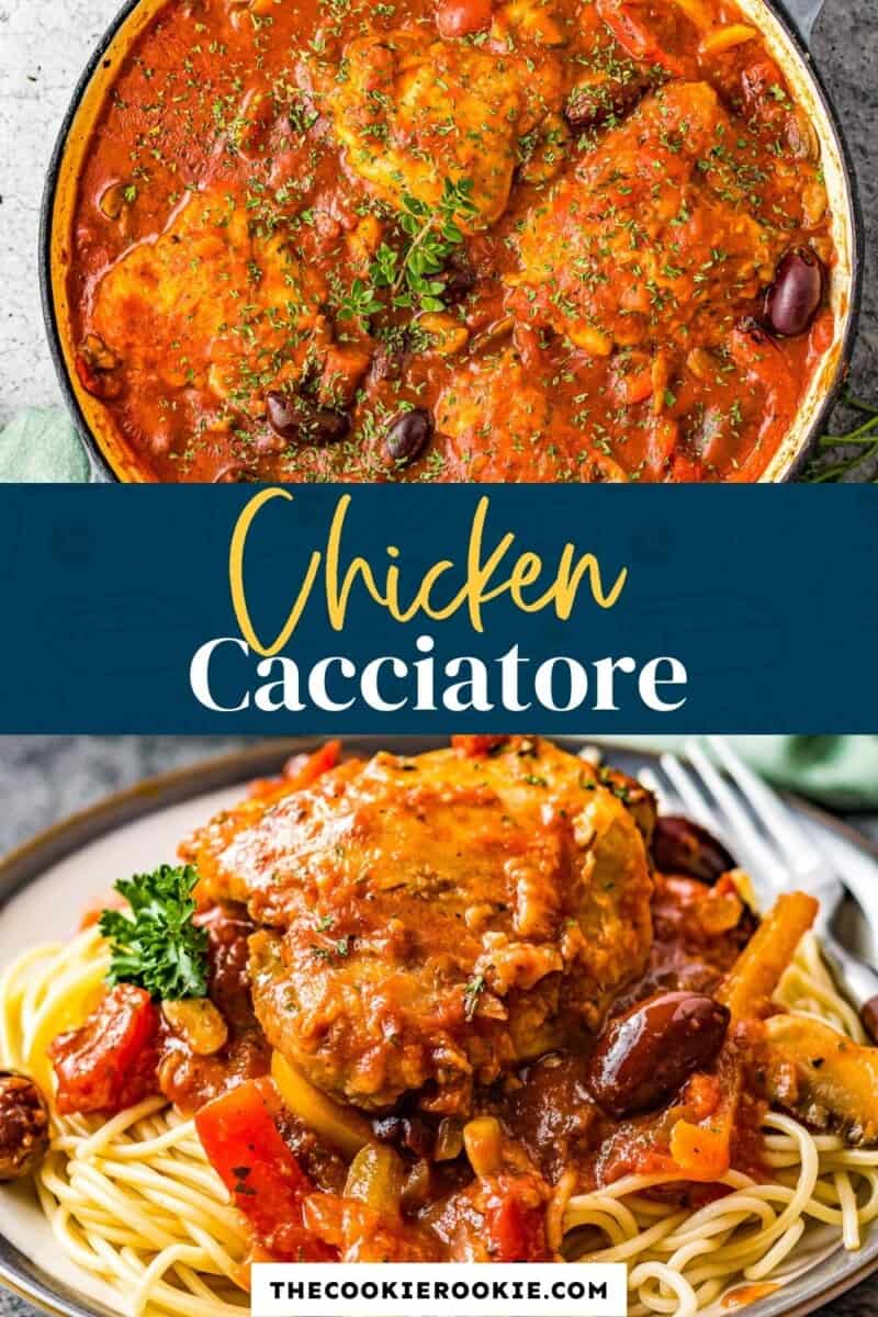 chicken cacciatore pinterest