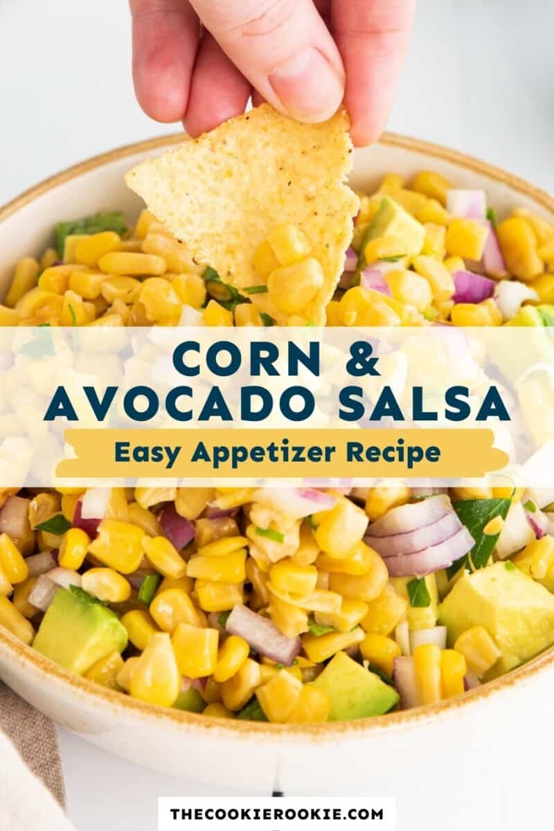 corn and avocado salsa pinterest.