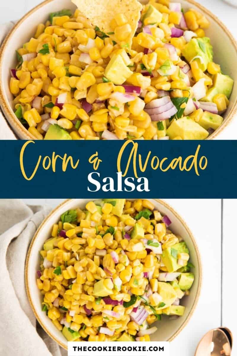 corn and avocado salsa pinterest.