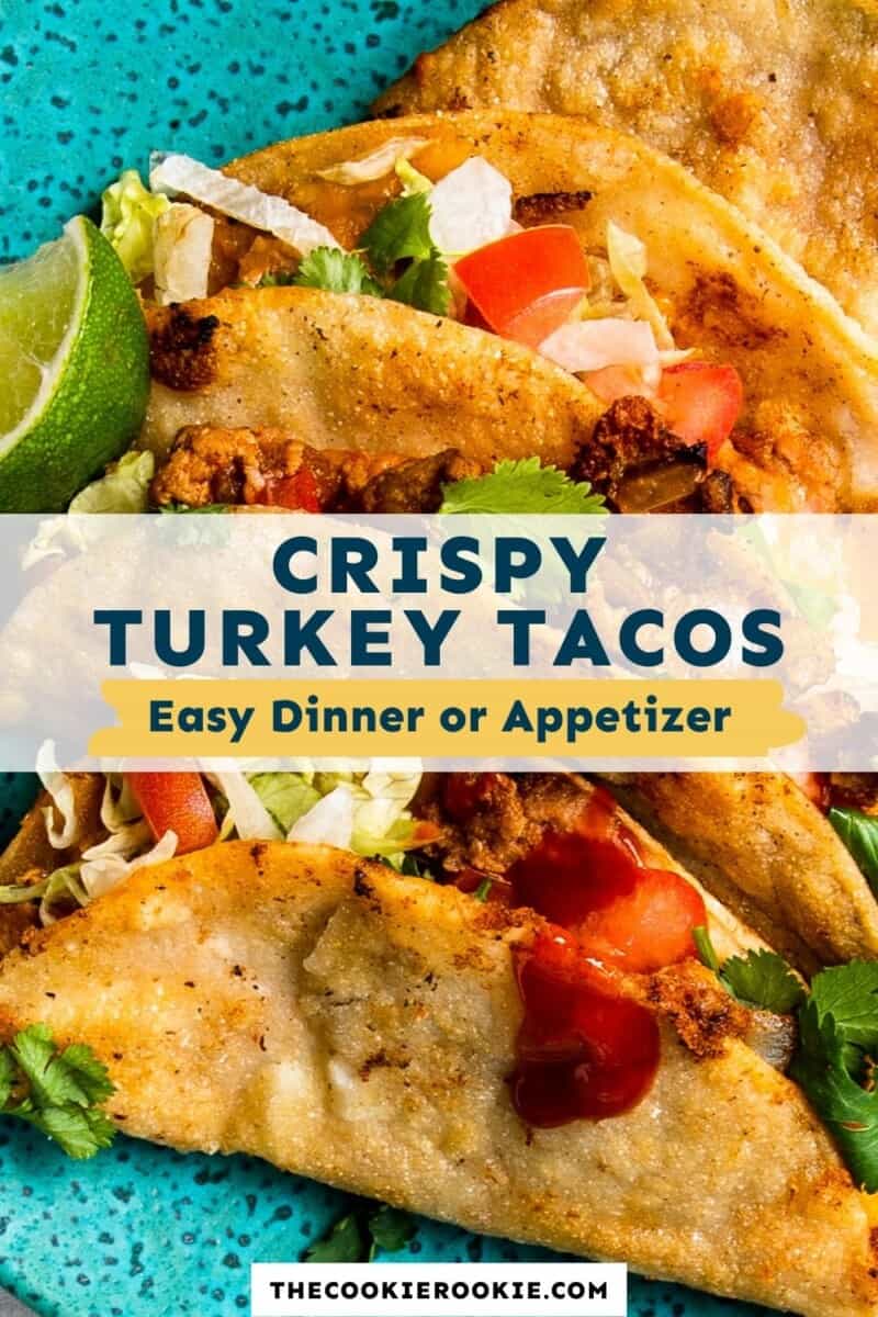 crispy turkey tacos pinterest