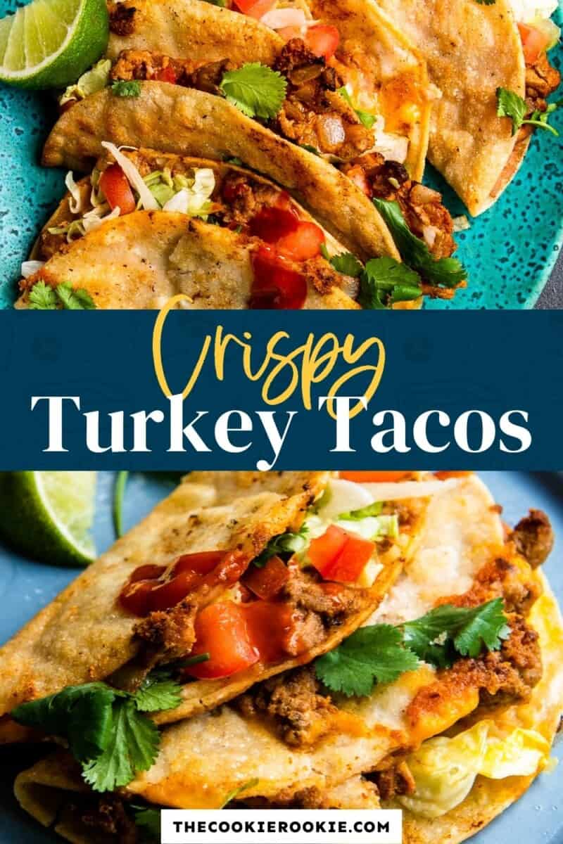 crispy turkey tacos pinterest