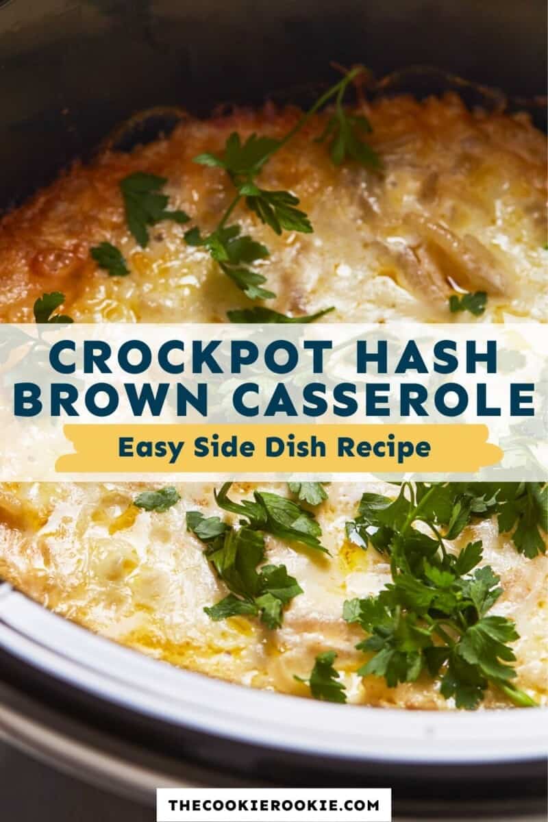 Crock Pot Cheesy Hash Brown Casserole — Mommy's Kitchen