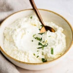 featured homemade ricotta