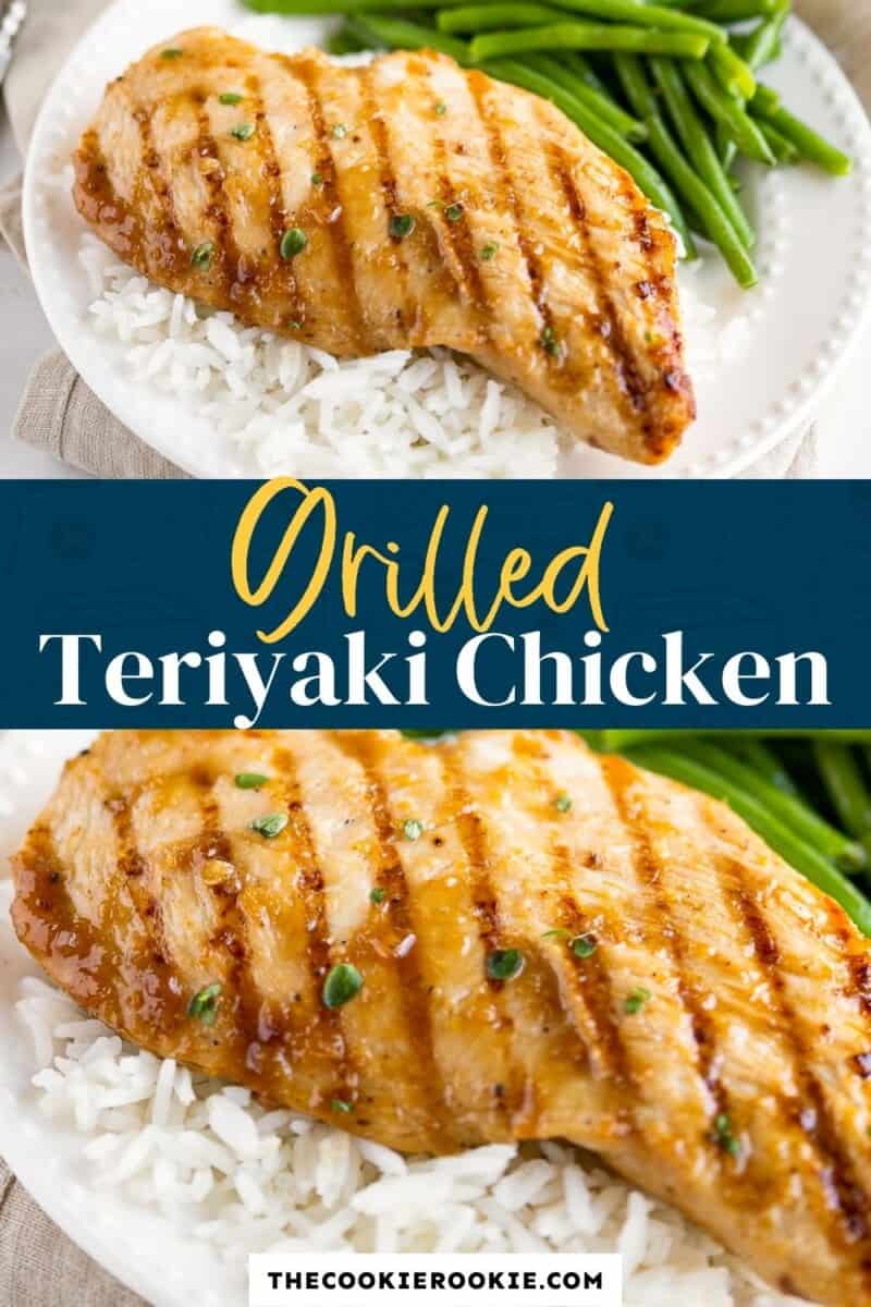 grilled teriyaki chicken pinterest