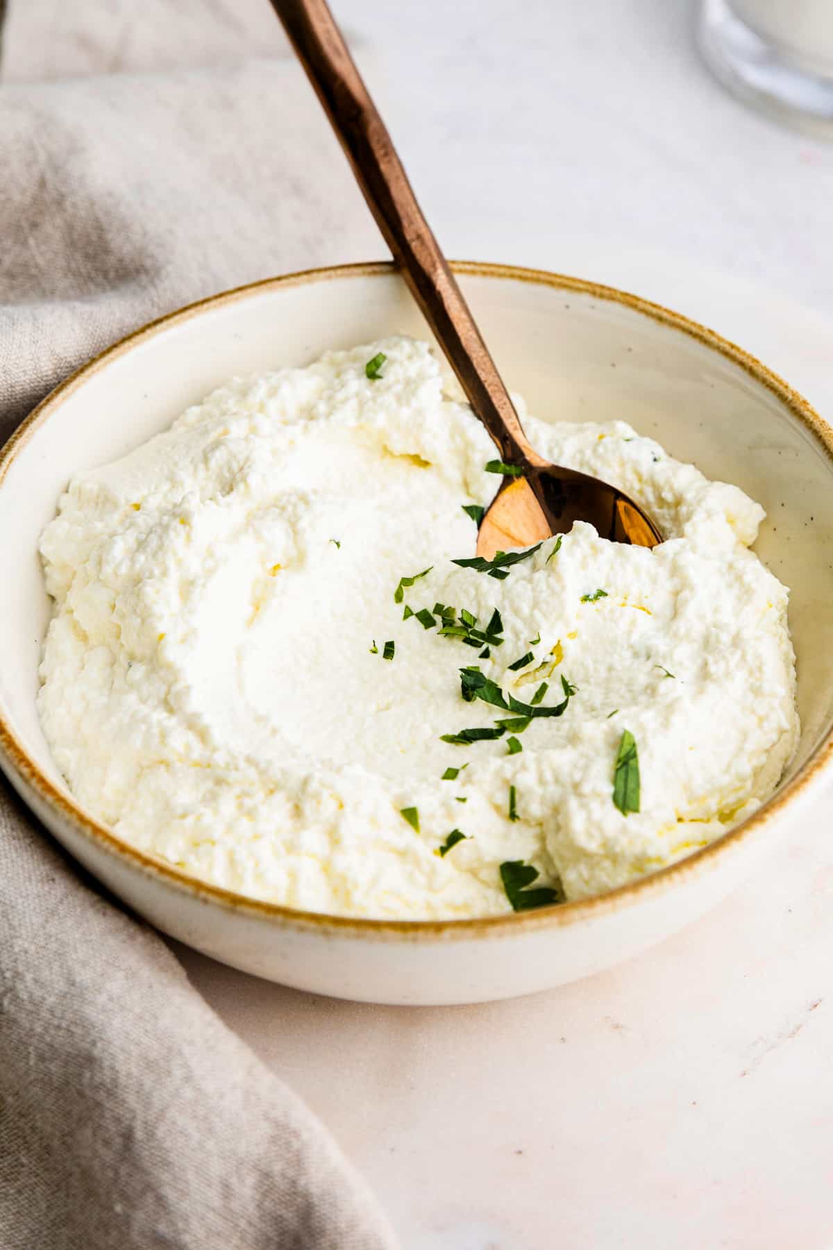 Homemade Ricotta Cheese - The Petite Cook™