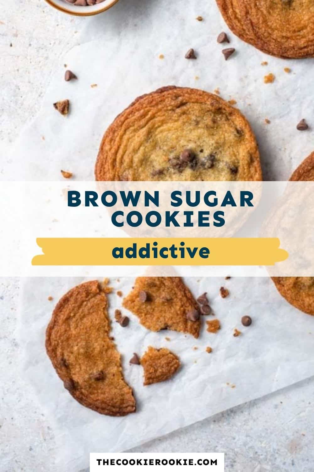 Brown Sugar Cookies pin image