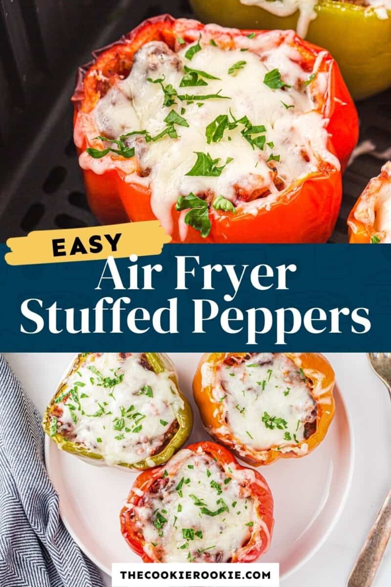 air fryer stuffed peppers pinterest
