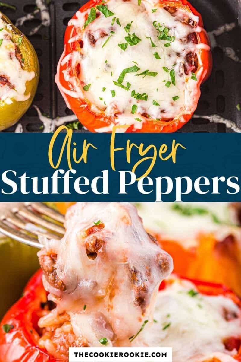 air fryer stuffed peppers pinterest