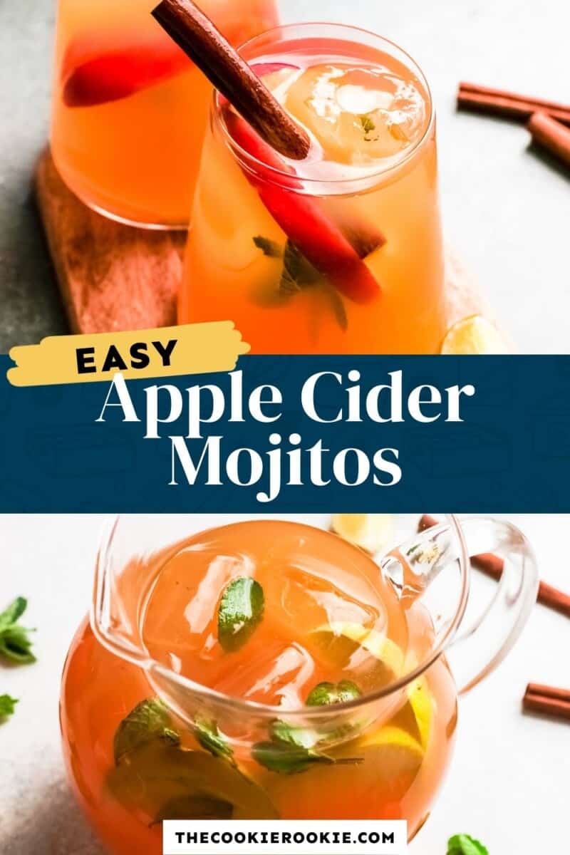 apple cider mojitos pinterest