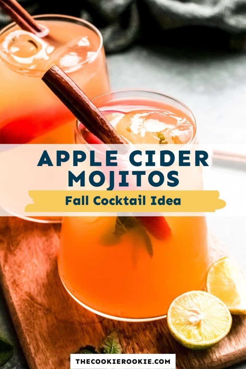 apple cider mojitos pinterest