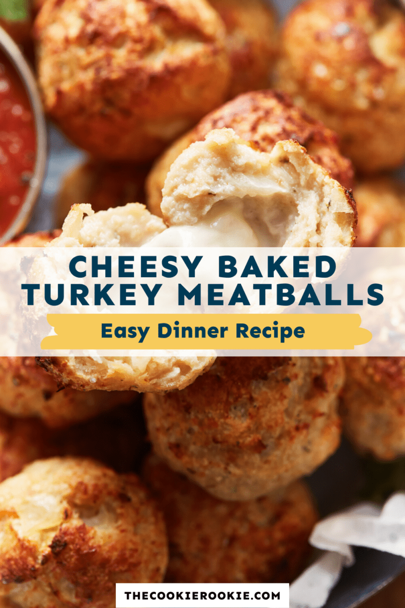 baked turkey meatballs pinterest.