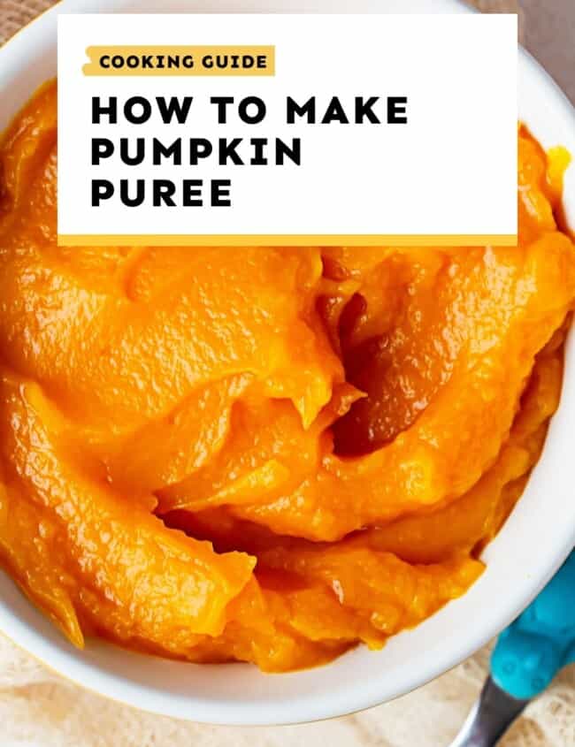how to make pumpkin puree
