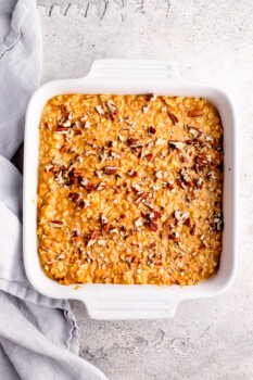 hot to make pumpkin pie baked oatmeal