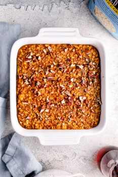 hot to make pumpkin pie baked oatmeal