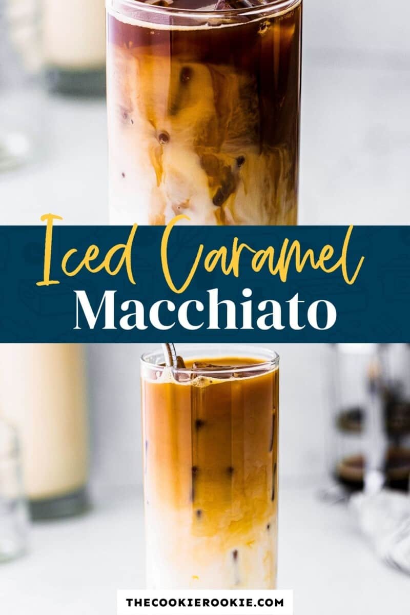 iced caramel macchiato pinterest