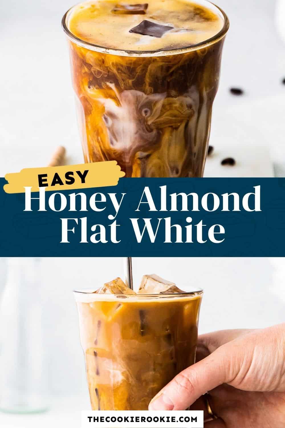 Iced Honey Almondmilk Flat White (Starbucks Copycat) Recipe The