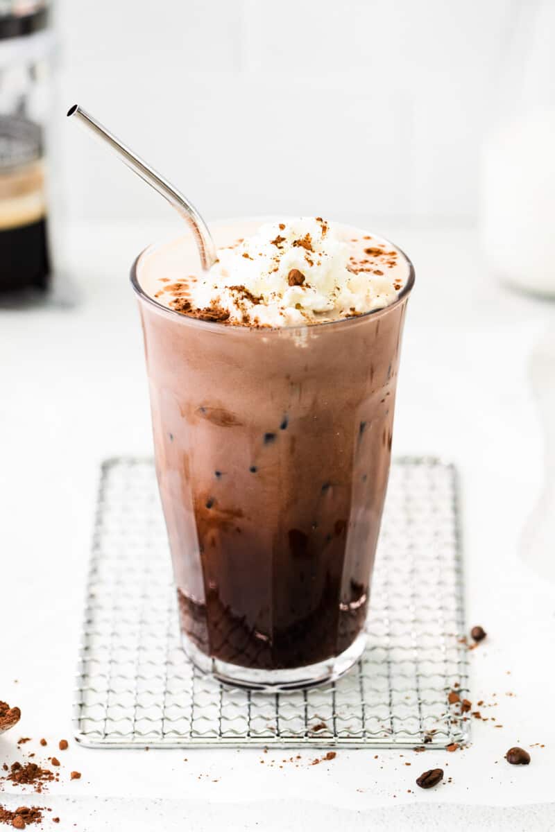 Iced Mocha Recipe - Baking Mischief