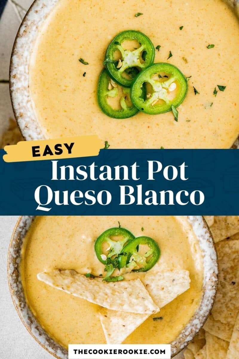 instant pot queso blanco pinterest