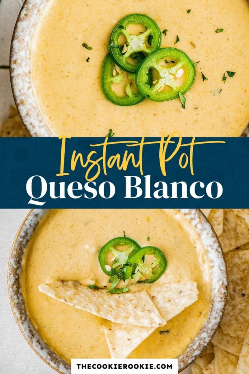 instant pot queso blanco pinterest