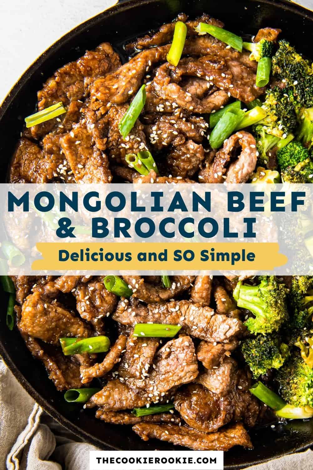 Mongolian Beef and Broccoli Recipe The Cookie Rookie®