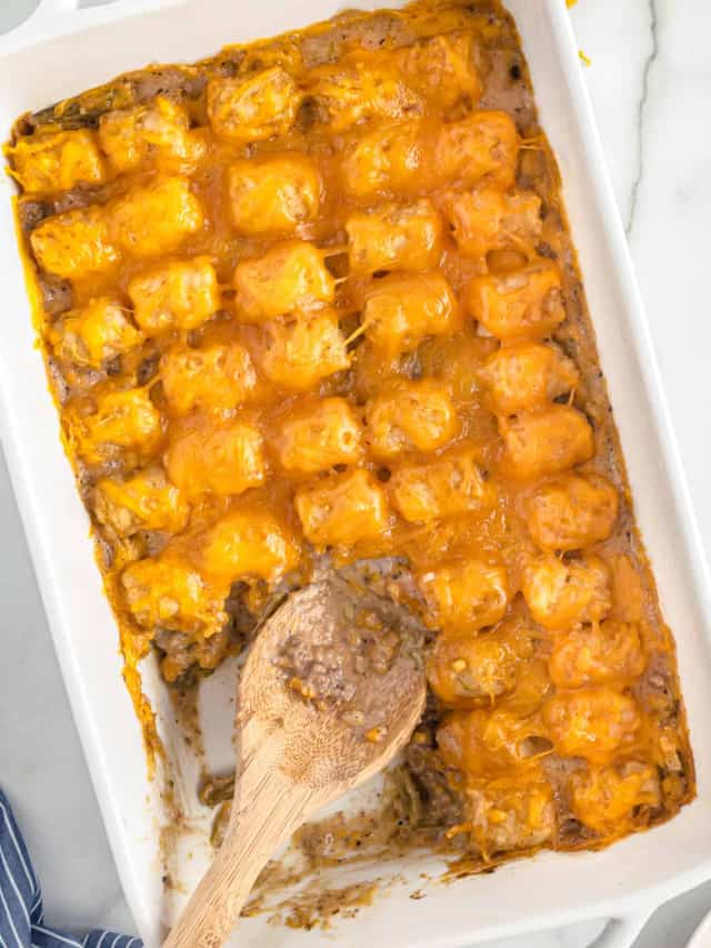 Tater Tot Casserole The Cookie Rookie®
