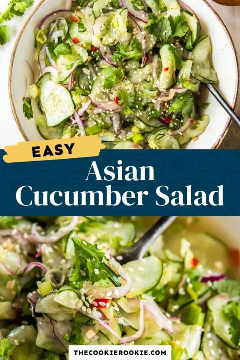 asian cucumber salad pinterest