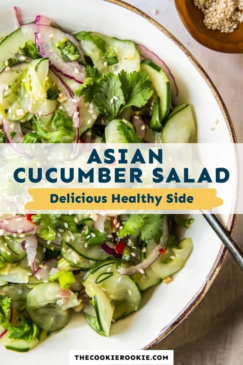 asian cucumber salad pinterest