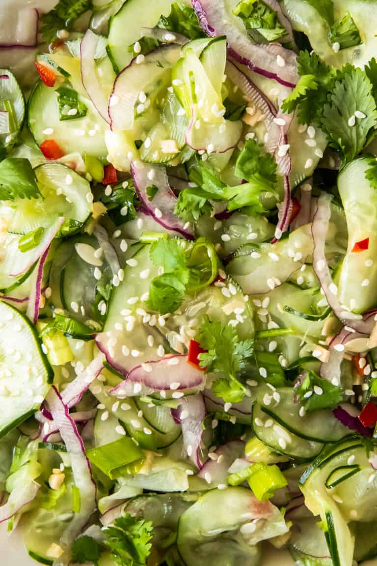 Asian Cucumber Salad Recipe - The Cookie Rookie®