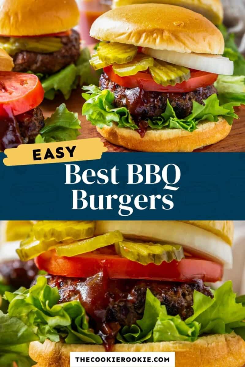 bbq burgers pinterest