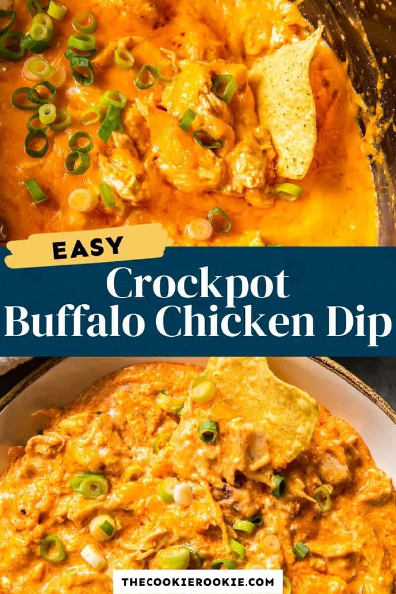 crockpot buffalo chicken dip pinterest
