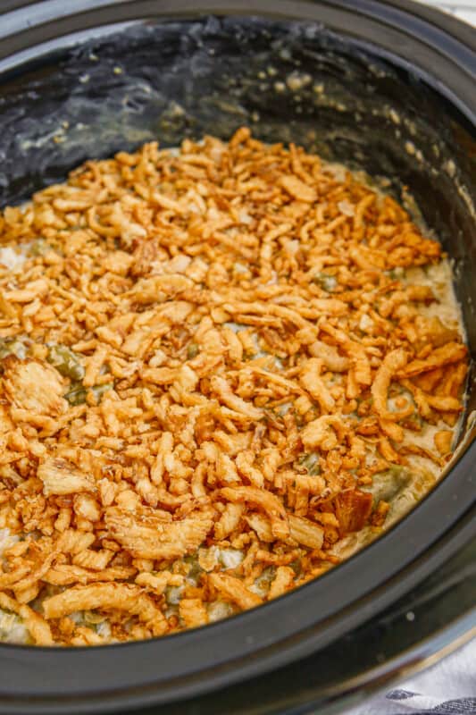 Crockpot Green Bean Casserole The Cookie Rookie®
