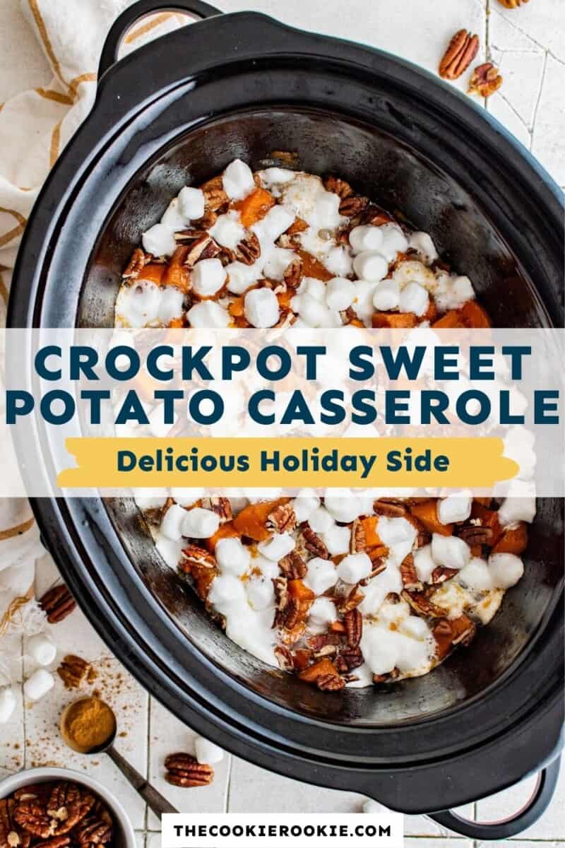 Slow Cooker Sweet Potato Casserole - Damn Delicious