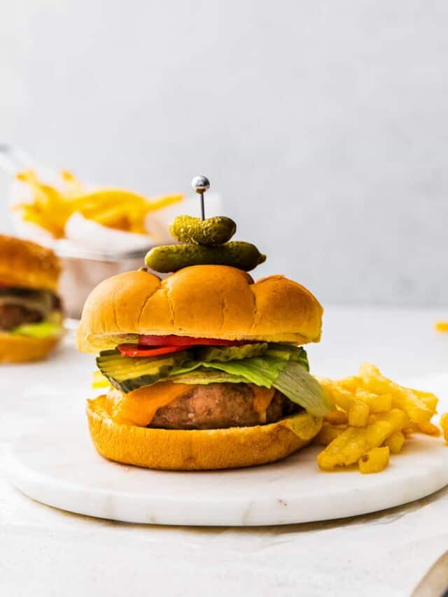 Air Fryer Turkey Burgers Recipe