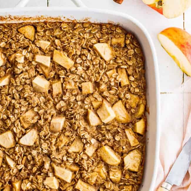 featured baked apple oatmeal