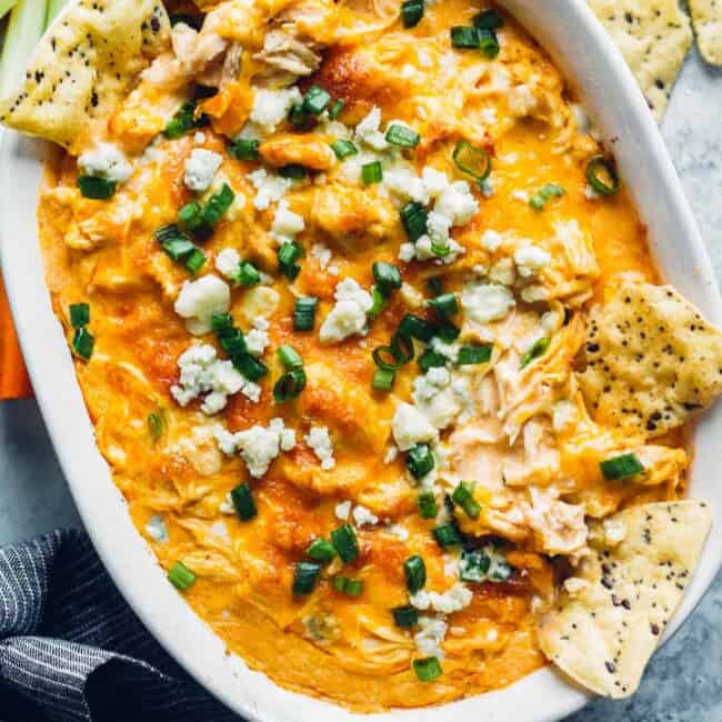 featured instant pot buffalo chicken dip