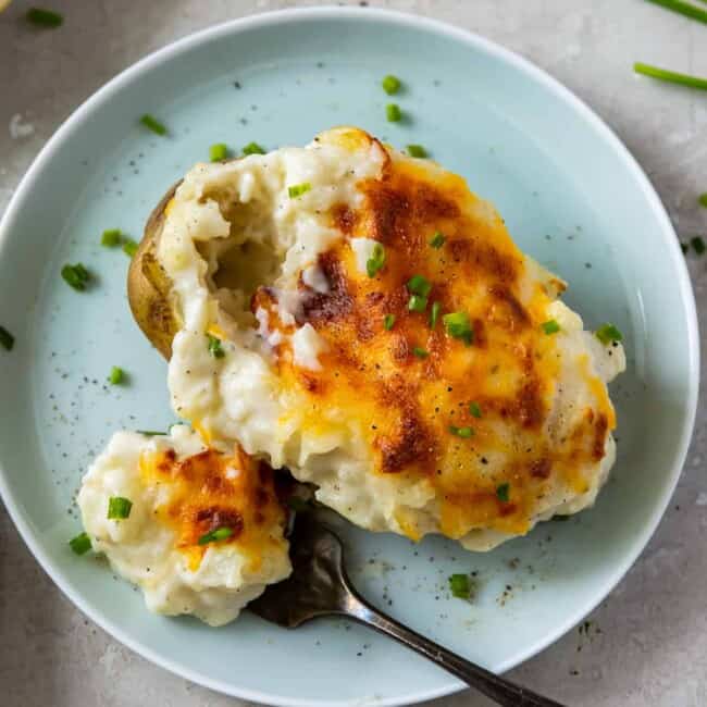 featured instant pot twice baked potatoes
