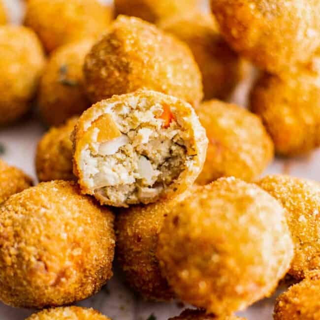 featured turkey croquettes